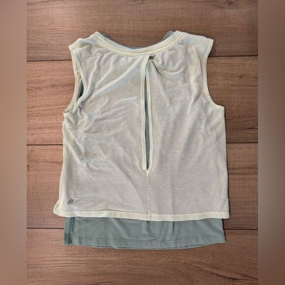 Girls Double Layer Athleta Tank Top m medium 8 10 camisole - Picture 2 of 2
